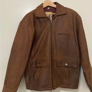 Men’s leather jacket,size small